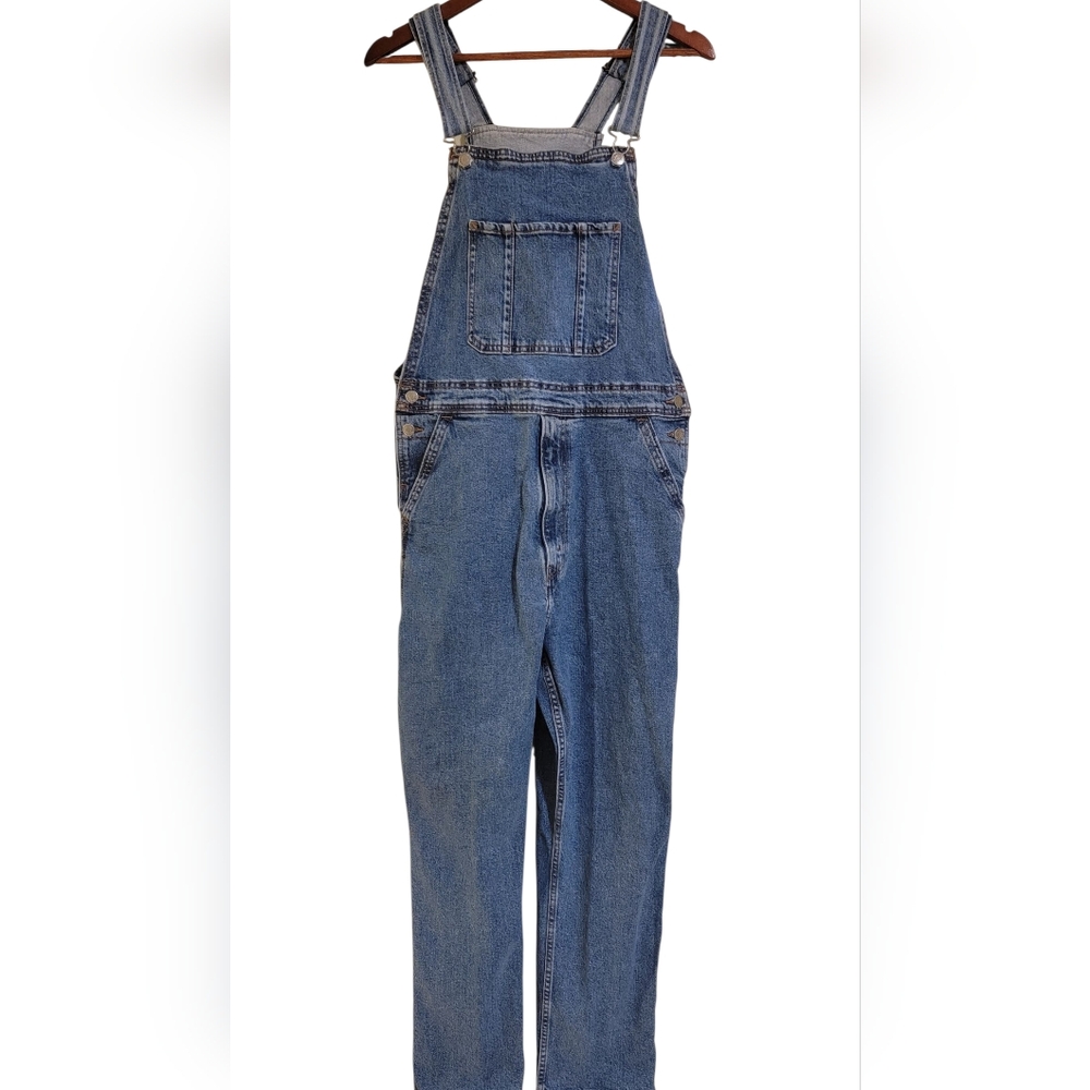 Levis Signature Heavy Blue Denim Overalls Size 33 X 30 PRE-OWNED